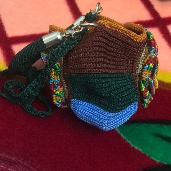 Colorful Crochet Shoulder Bag - Picture 2 of 4